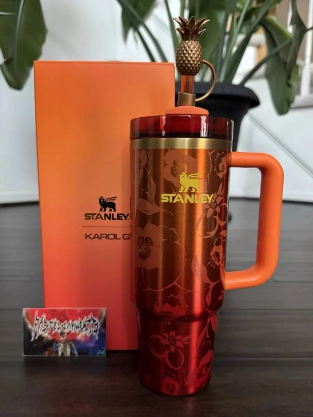 Stanley x KAROL G 40oz Quencher H2.0 FlowState Tumbler Cup New-Free Shiping-